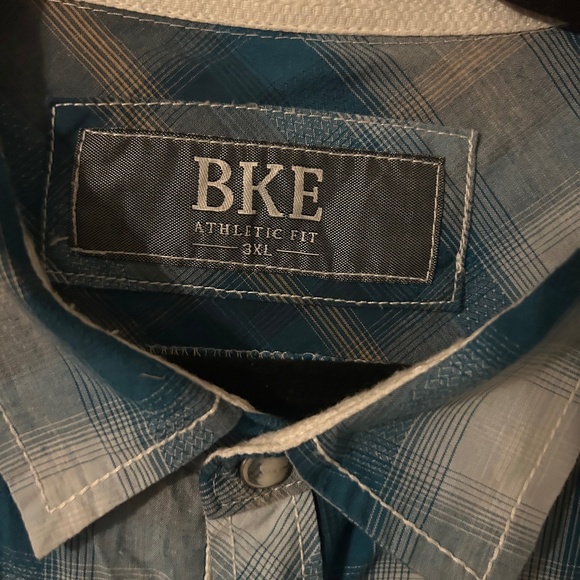BKE Western Shirt 3XL Athletic Fit with Pearl snaps - gorgeous - Picture 2 of 4